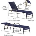 Ver imagem 2 de Kit Chaise Hungria e Espreguiçadeiras Catar Corda Náutica Alumínio Trama Original