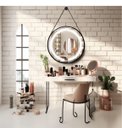Ver imagem 7 de Espelho Redondo Adnet Iluminado 50cm Led 6000k Cobre Alça Caramelo