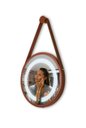 Ver imagem 4 de Espelho Redondo Adnet Iluminado 50cm Led 6000k Cobre Alça Caramelo