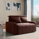 Ver imagem 1 de Sofá Cama Amora New 2 Lugares Marrom