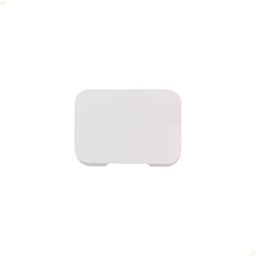 Balizador Luminária Sobrepor Parede Led 2w Horizontal Bivolt Branco - 1