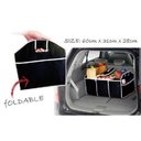 Ver imagem 4 de Organizador de Porta Malas Carro Sacola Bolsa Organizadora Compras com 3 Divisorias e Bolsos