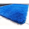 Tapete Quarto Sala Peludo Azul Marinho 1,00 x 1,50 M - 2