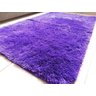 Tapete Sala Quarto Felpudo Peludo Roxo 1,00 x 1,50 M - 1
