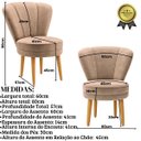 Ver imagem 2 de Conjunto 2 Cadeiras Confortável para Mesa de Jantar Decor Cozinha Tecido Veludo
