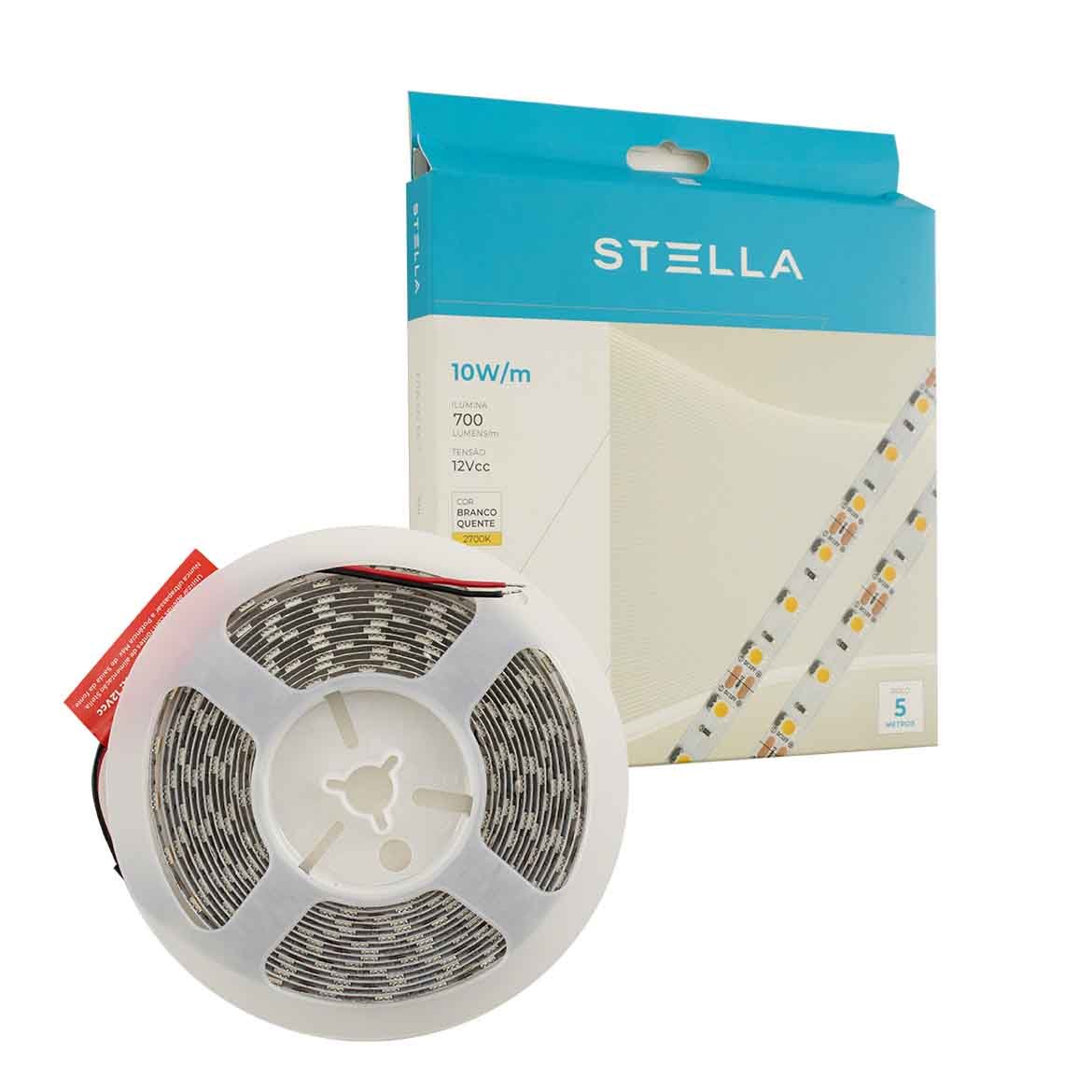 Fita 12v Eco 10w/m 700lm/m Irc70 5mt - 2700k Stella Sth7814/27