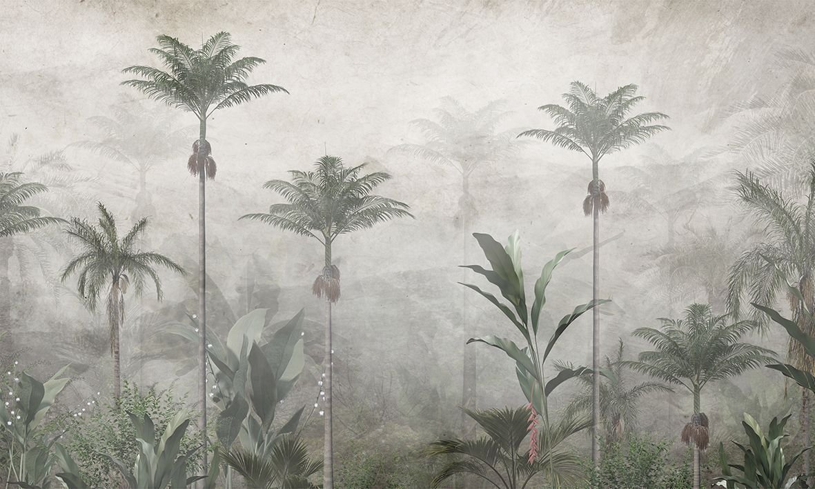 Papel de Parede - Palmeiras e Sombras - 2