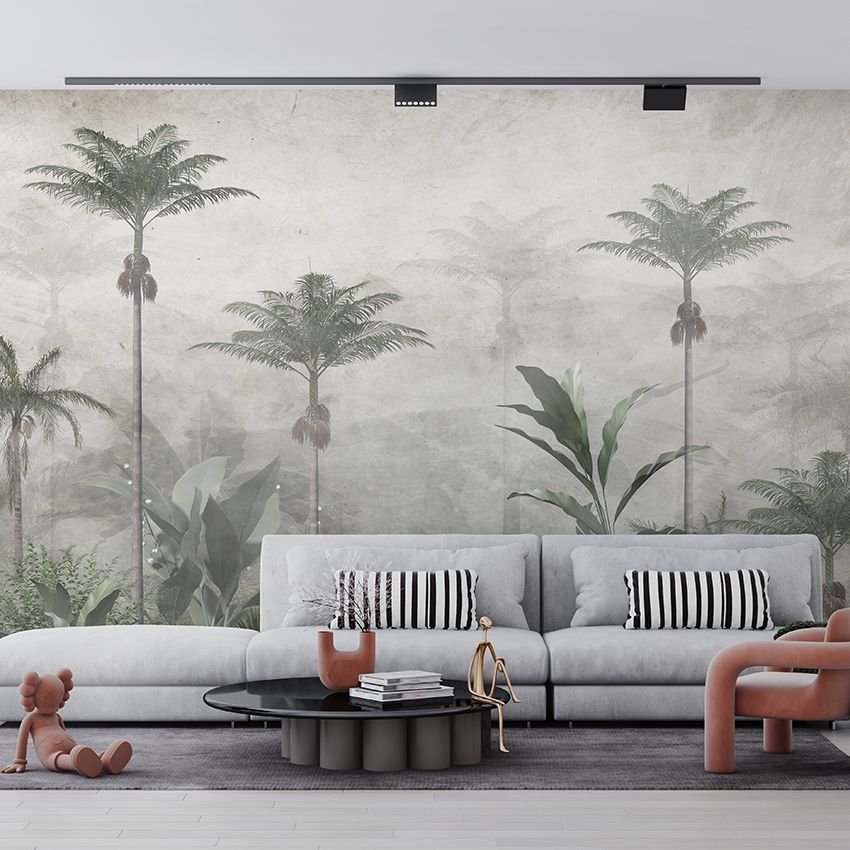 Papel de Parede - Palmeiras e Sombras - 1