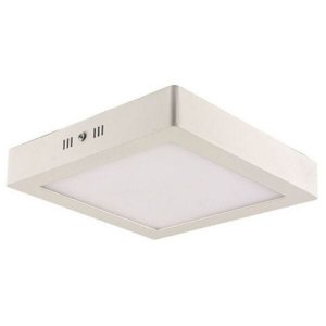 Plafon LED Sobrepor 12W Bivolt 6500K Branco Frio Alumínio
