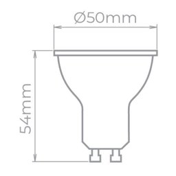 Lâmpada LED Dicroica MR16 Dimerizável 6W 2700K Luz Quente Amarela 127V Stella GU10 - 3