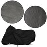 Capa de Couro Cobrir Moto Protetora Forrada Impermeável Anti Uv Tamanho GG Carrhel Preta - 4