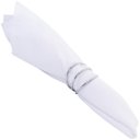 Ver imagem 2 de Kit 24 Argolas Anel Porta Guardanapo Pano Aço Cromado Festa Aniversário Evento