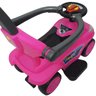 Carrinho Passeio Infantil Criança 4 em 1 Haste Empurrador Capota Quadriciclo Rosa Brinqway BW- - 3
