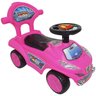 Carrinho Passeio Infantil Criança 4 em 1 Haste Empurrador Capota Quadriciclo Rosa Brinqway BW- - 4