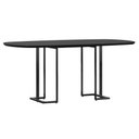 Ver imagem 7 de Mesa Retangular Alina 180cm Preto com 6 Cadeiras Barcelona N01 Couríssimo Preto Linho Cinza - Lyam