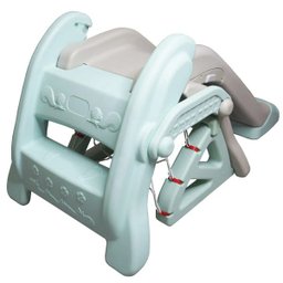 Escorregador Infantil 3 em 1 Plástico Playground Cesta Basque Gol Futebol Importway Brinqway BW- - 3