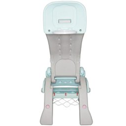 Escorregador Infantil 3 em 1 Plástico Playground Cesta Basque Gol Futebol Importway Brinqway BW- - 6