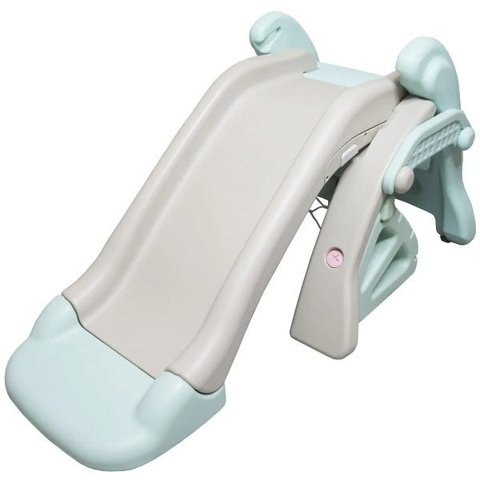 Escorregador Infantil 3 em 1 Plástico Playground Cesta Basque Gol Futebol Importway Brinqway BW-