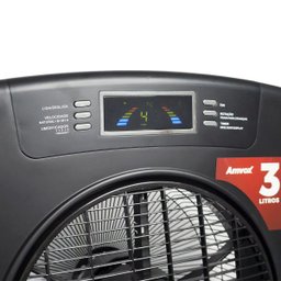 Climatizador Umidificador de Ar Portátil Frio 3 Litros 4 Velocidades 220V Amvox ACL 003-2 Preto - 6