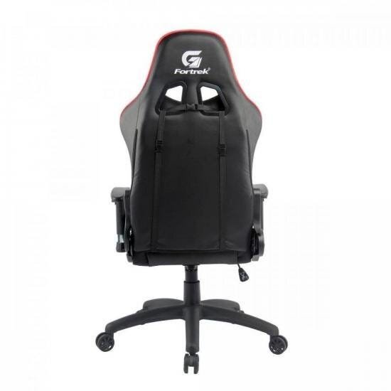 Cadeira Gamer Black Hawk Preta/vermelha Fortrek - 5