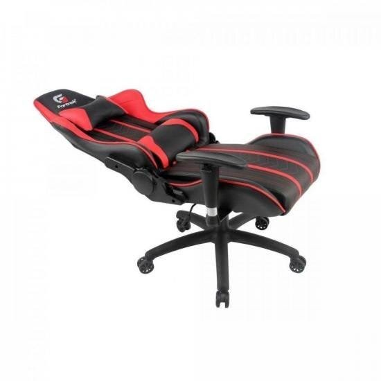 Cadeira Gamer Black Hawk Preta/vermelha Fortrek - 4