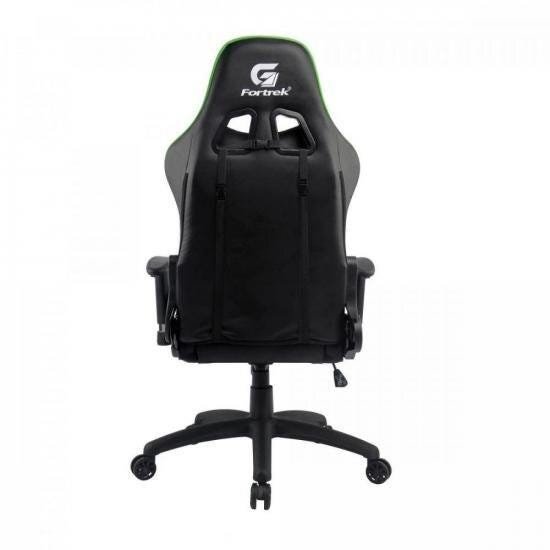 Cadeira Gamer Black Hawk Preta/verde Fortrek - 4
