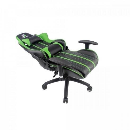 Cadeira Gamer Black Hawk Preta/verde Fortrek - 5