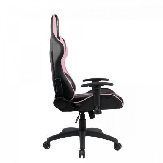 Cadeira Gamer Black Hawk Preta/rosa Fortrek - 3