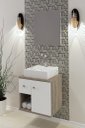 Ver imagem 1 de Conjunto de Banheiro Berton Karina 0,50cm Grigio/br