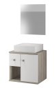 Ver imagem 2 de Conjunto de Banheiro Berton Karina 0,50cm Grigio/br