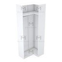 Ver imagem 3 de MÓDULO DE CANTO PARA CLOSET OU LOJA 2,40A M273.B MUNDI MOVEIS