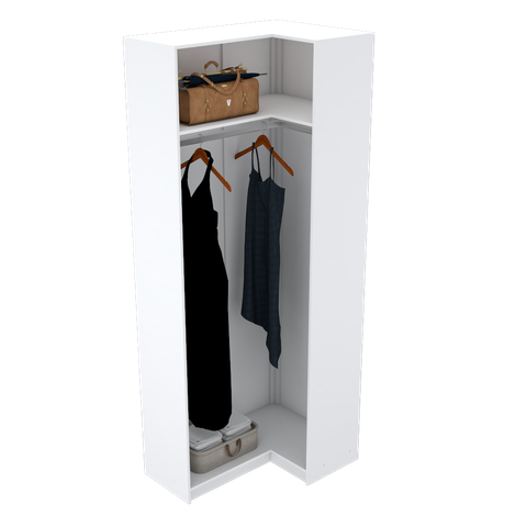 MÓDULO DE CANTO PARA CLOSET OU LOJA 2,40A M273.B MUNDI MOVEIS