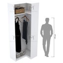 Ver imagem 6 de MÓDULO DE CANTO PARA CLOSET OU LOJA 2,40A M273.B MUNDI MOVEIS