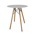 Ver imagem 5 de Mesa Bistro Redonda 60cm Base Eiffel Bar Café Cozinha - Branco