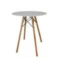 Ver imagem 5 de Mesa Bistro Redonda 60cm Base Eiffel Bar Café Cozinha - Branco