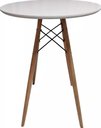 Ver imagem 3 de Mesa Bistro Redonda 60cm Base Eiffel Bar Café Cozinha - Branco