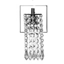 Ver imagem 7 de Lustre Cristal Acrilico Marrycrilic + Arandela Clearcrillic