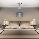 Ver imagem 2 de Lustre Cristal Acrilico Marrycrilic + Arandela Clearcrillic