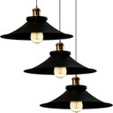 Ver imagem 1 de Kit 3 Pendentes Industrial 38 Cm Vintage Retro Nordic Loft