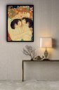 Ver imagem 1 de Quadro Decorativo Gustav Klimt Idades - 70x50cm:moldura Branca