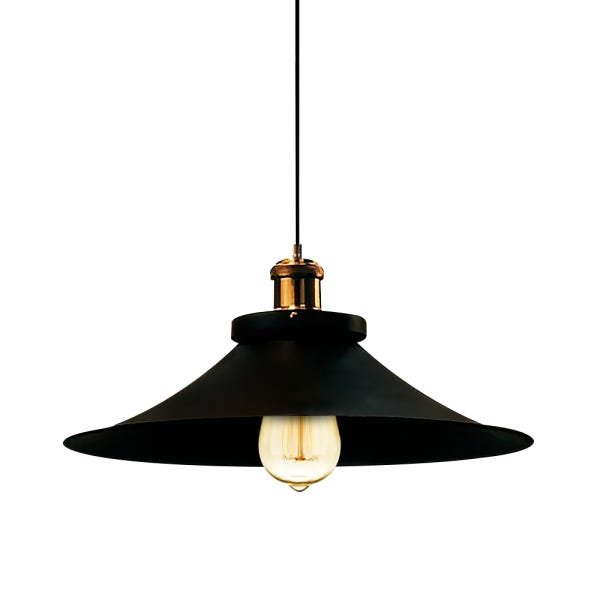 Lustre Pendente Industrial 38cm Vintage Retro Nordic Loft - 1