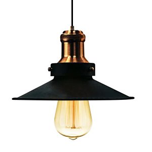 Lustre Pendente Industrial 22cm Vintage Retro Nordic Loft