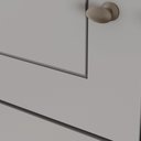 Ver imagem 3 de Quarto Juvenil Amy 5 Portas 10 Gavetas MDP-MDF Cinza com Guarda Roupa Comoda Mesa de Cabeceira Casa