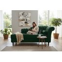 Ver imagem 2 de Recamier Decorativo Divã Styllus Lado Esquerdo Suede Verde