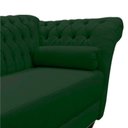 Ver imagem 3 de Recamier Decorativo Divã Styllus Lado Esquerdo Suede Verde