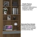 Ver imagem 2 de Guarda Roupa Solteiro Modulado com Bancada de Estudos 7 Portas e 7 Gavetas Veneza Luciane Móveis