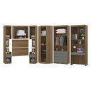 Ver imagem 7 de Guarda Roupa Solteiro Modulado com Bancada de Estudos 7 Portas e 7 Gavetas Veneza Luciane Móveis