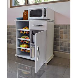Balcão Fruteira com Rodízios: Versatilidade Multiuso para Sua Cozinha - 2