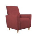 Ver imagem 3 de Kit Amamentação Poltrona + Puff + Almofada Sophia Suede Bordo