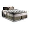 Cama box Herval imperatore eco bamboo Queen de 198cmx158cm:Marrom - 2